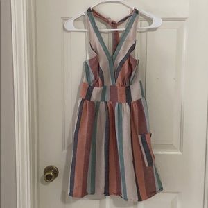 Halter mini dress